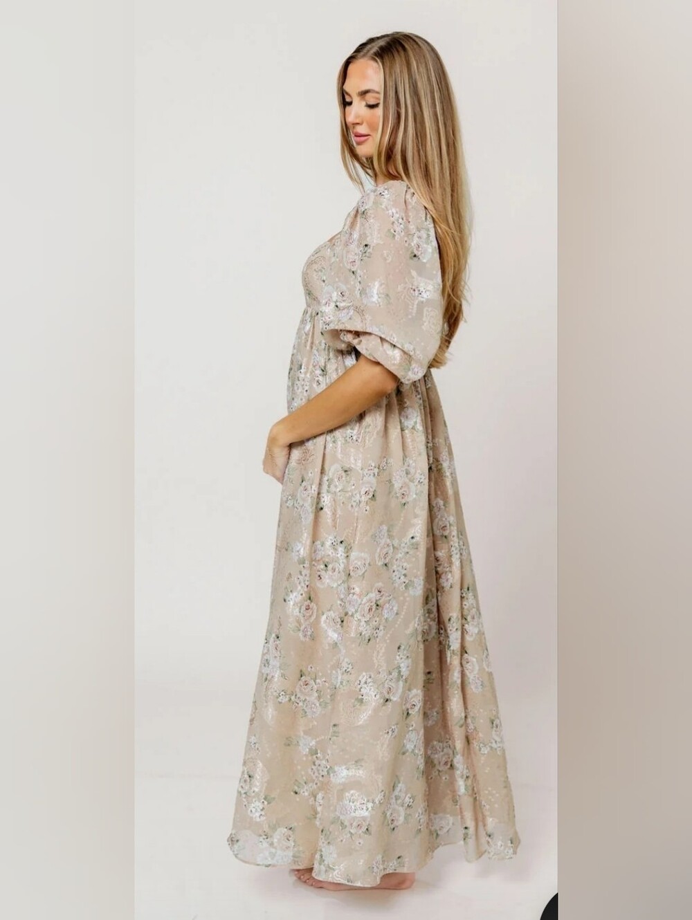 Storia Mona Bump Friendly Maxi Dress - Picture 2 of 11